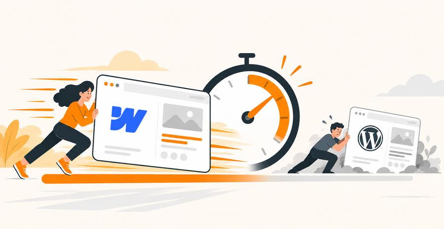 11 Reasons Webflow Sites Load Faster Than WordPress