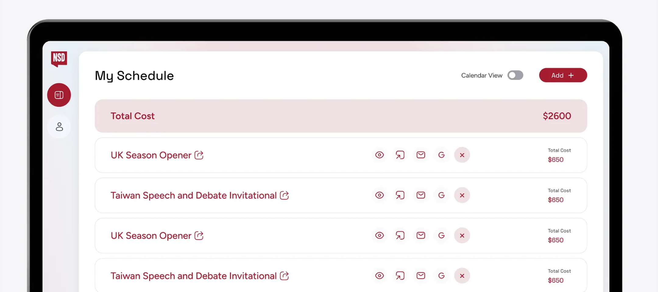 Building A Debate Tournament Planning Tool For NSD