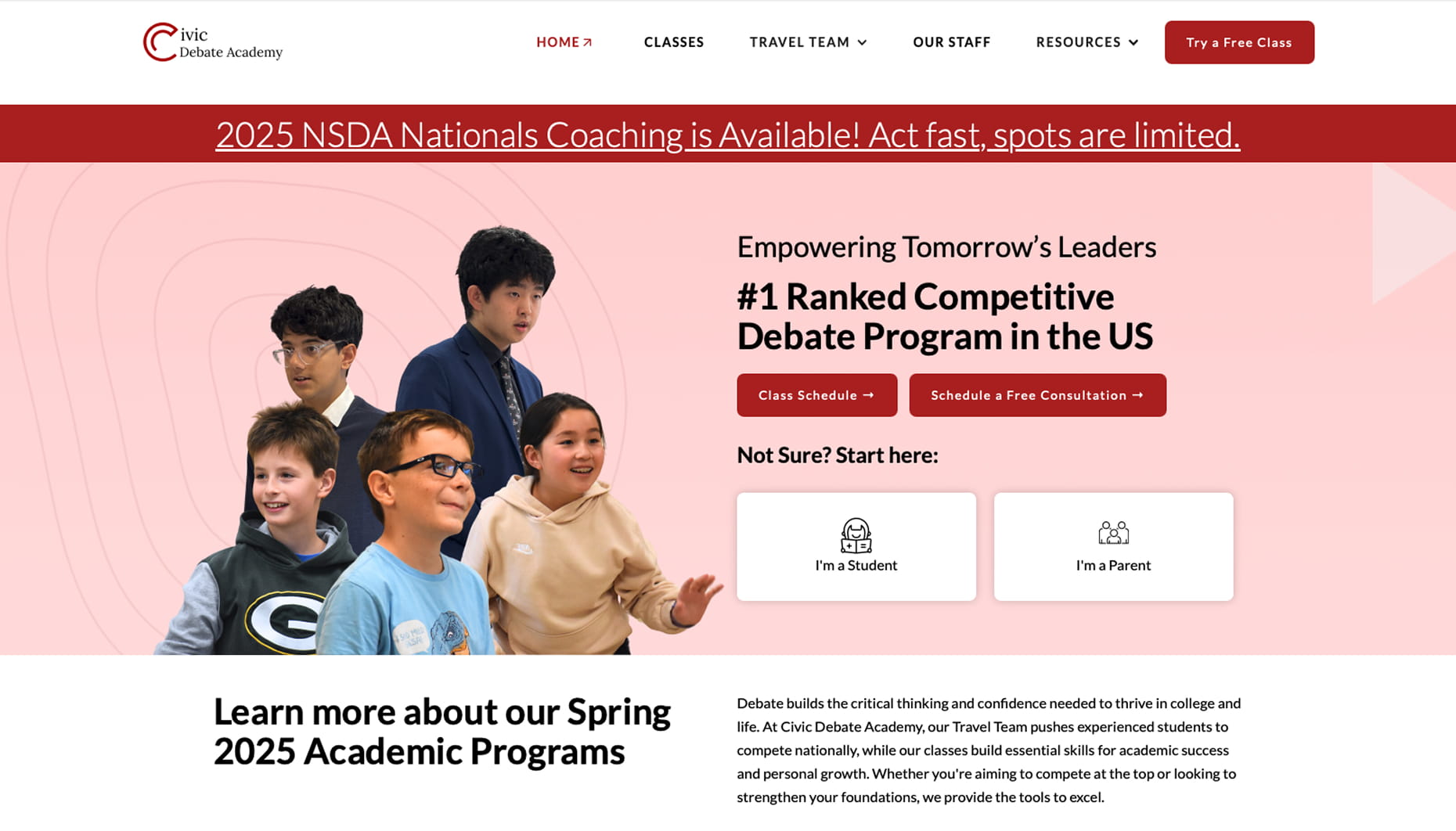 Civic Debate Academy 2