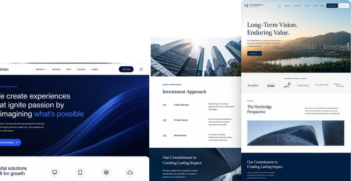 Corporate and brochure websites