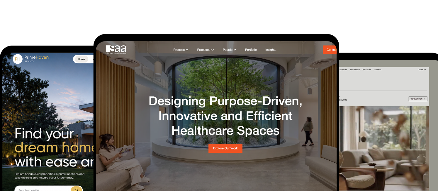Website mockup