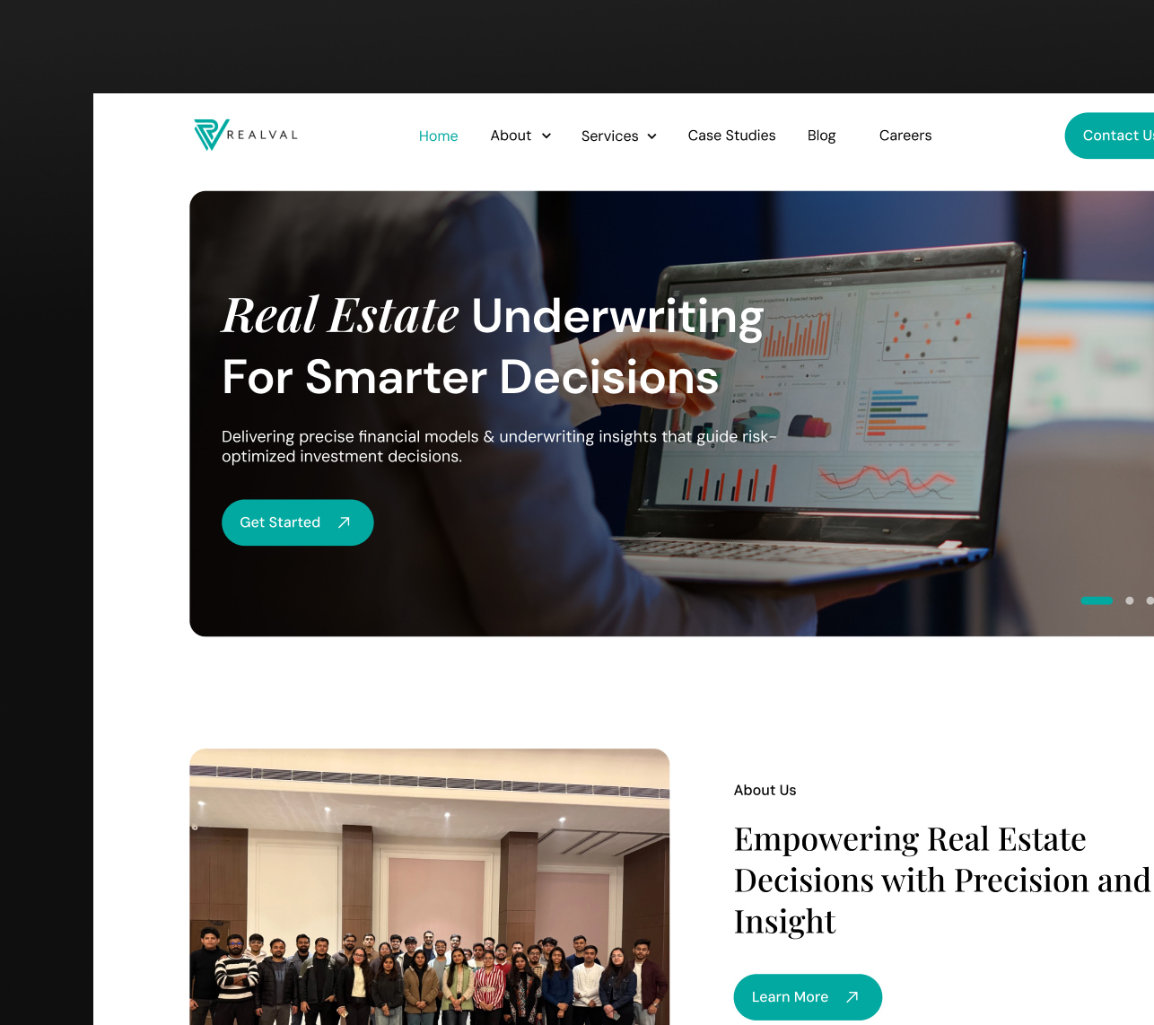 Ridgeway real estate dashboard preview