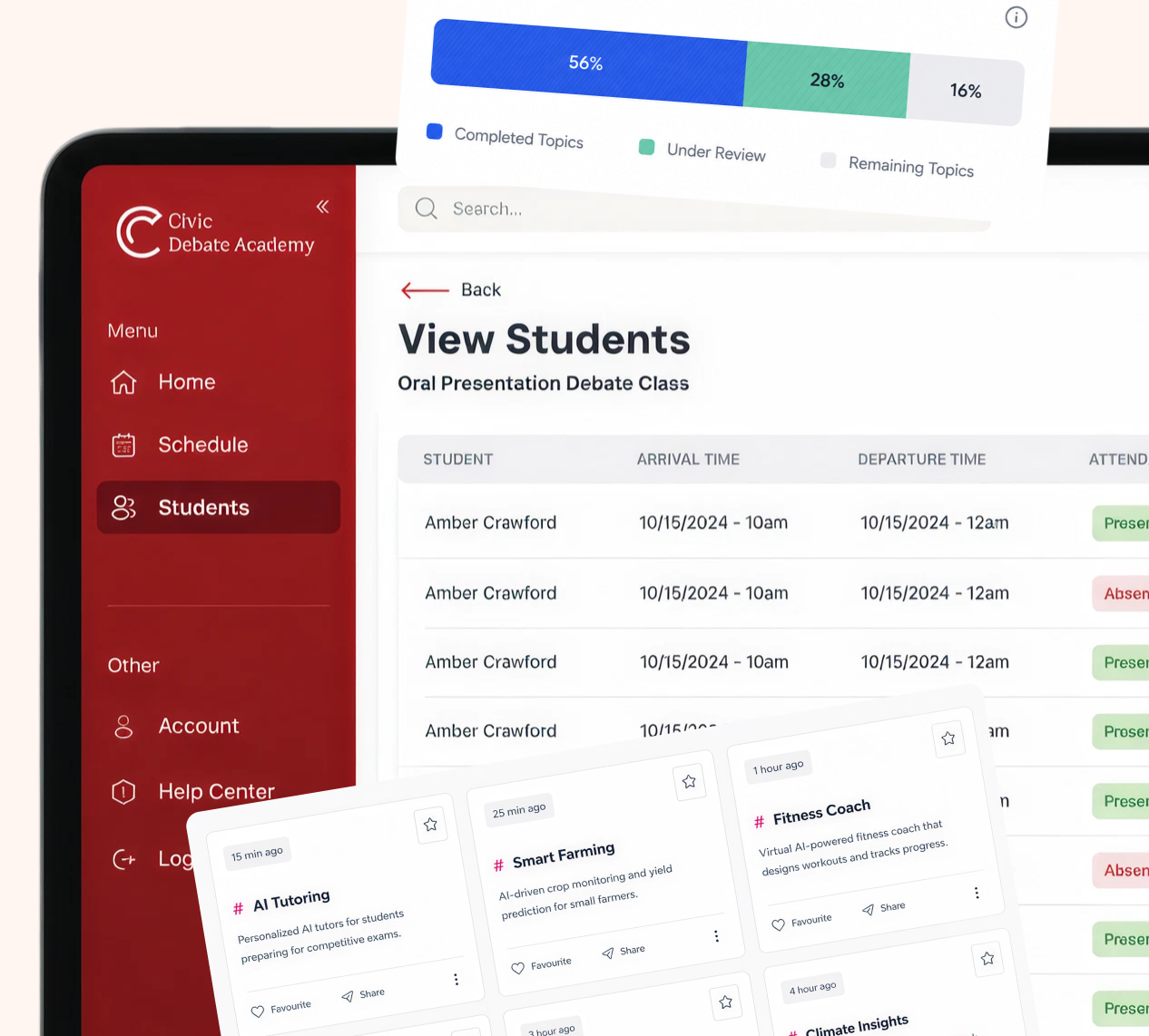 Ridgeway real estate dashboard preview
