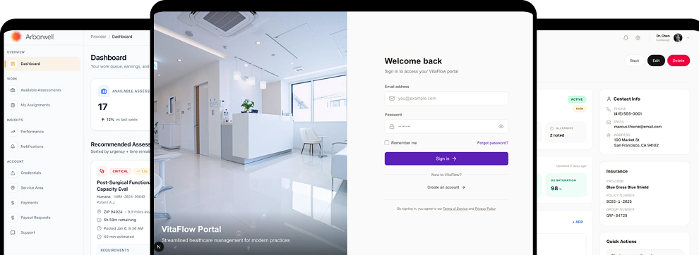 Product screens