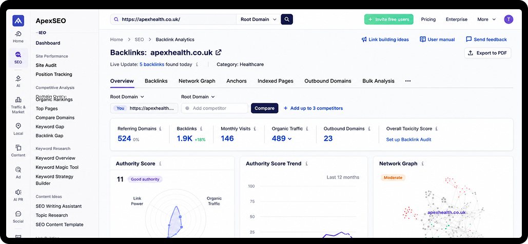 Off-page SEO illustration