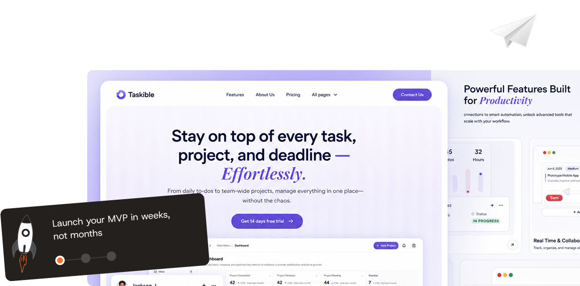 Startup and MVP websites