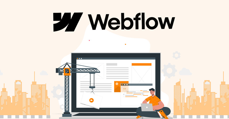 Top Webflow development agencies in Bangalore, illustration