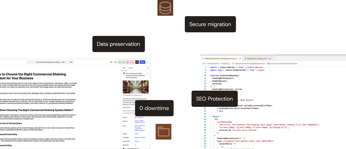 Website migrations