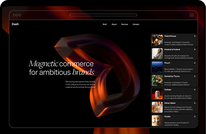 Featured project mockup